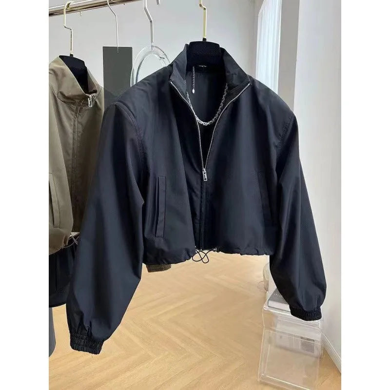 Stand Collar Jacket – Elegant & Smart Fit