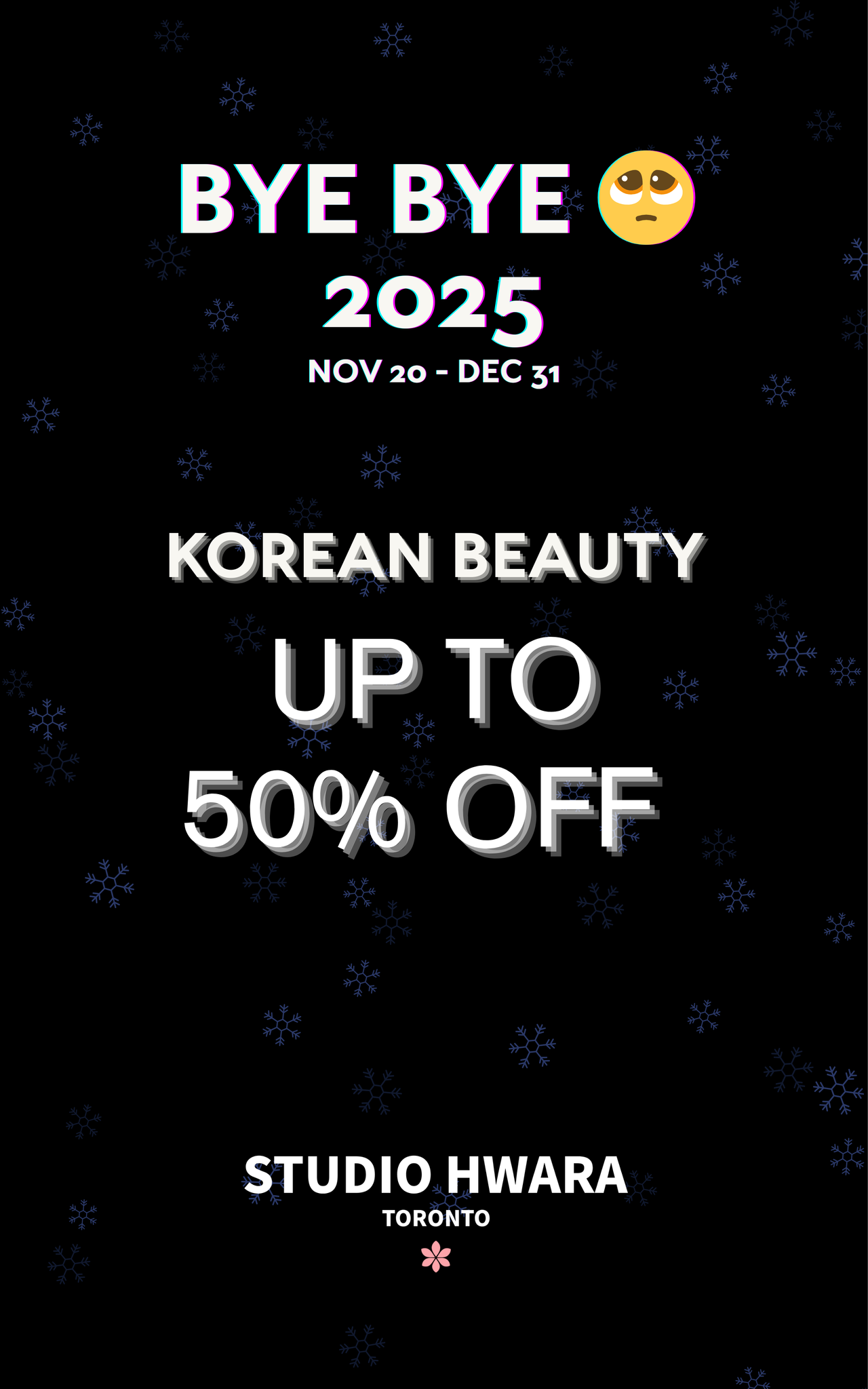 ⚡️[Bye bye 🥺 2025] Year-End Special SALE / Up to 50% OFF