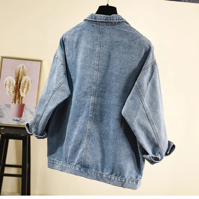 Loose Student Denim Jacket