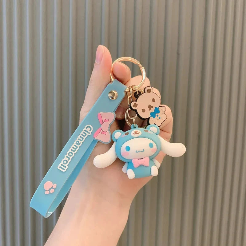 Sanrio Character Keychain – Kuromi, Cinnamoroll, Hello Kitty, My Melody