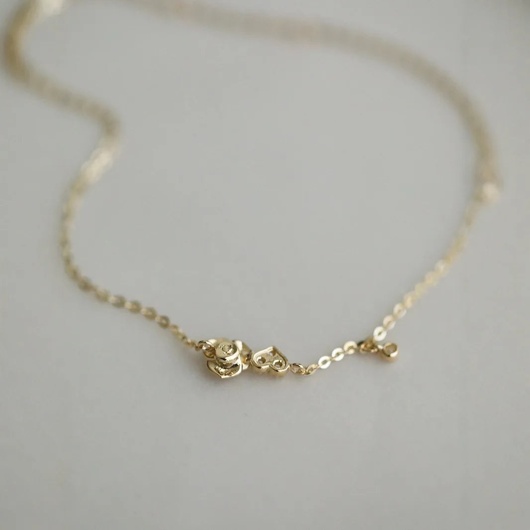 925 Sterling Silver Zircon Rose Bracelet