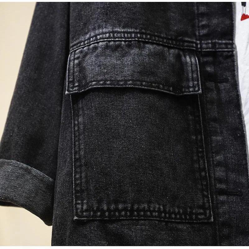 Loose Student Denim Jacket