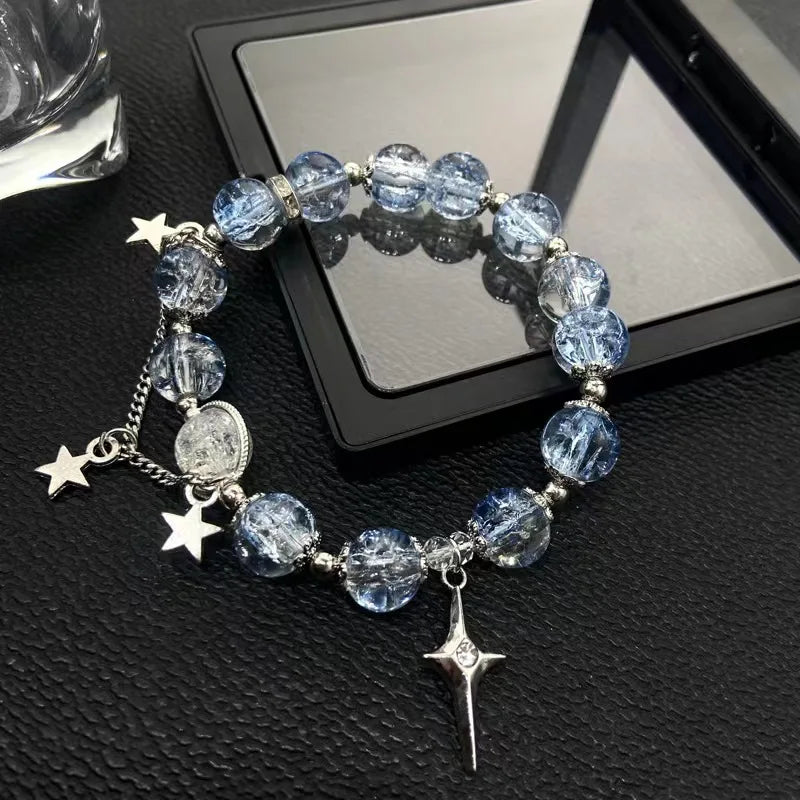 925 Sterling Silver Zircon Bow Bracelet