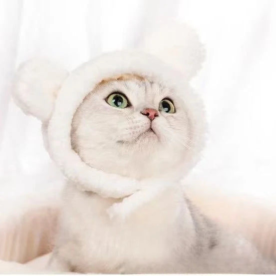 Cute Animal Pet Headband – Panda, chick, or pig styles for warm, adorable dress-up moments