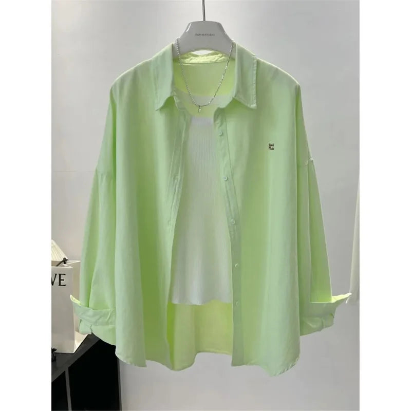 Solid Color Short Coat – Loose Blouse Jacket