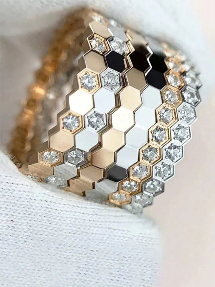 925 Silver Snake Geometric Ring – Statement Piece