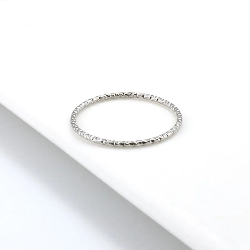 Stainless Steel 1mm Thin Stackable Ring