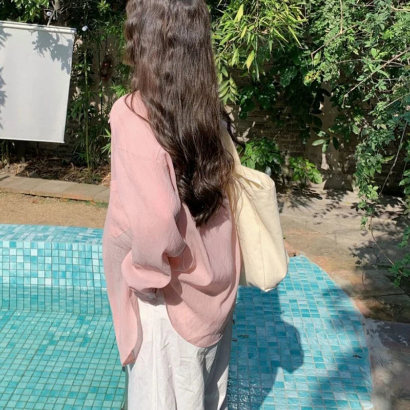 Versatile Summer Sunscreen Shirt – Wrinkle-Resistant Cardigan