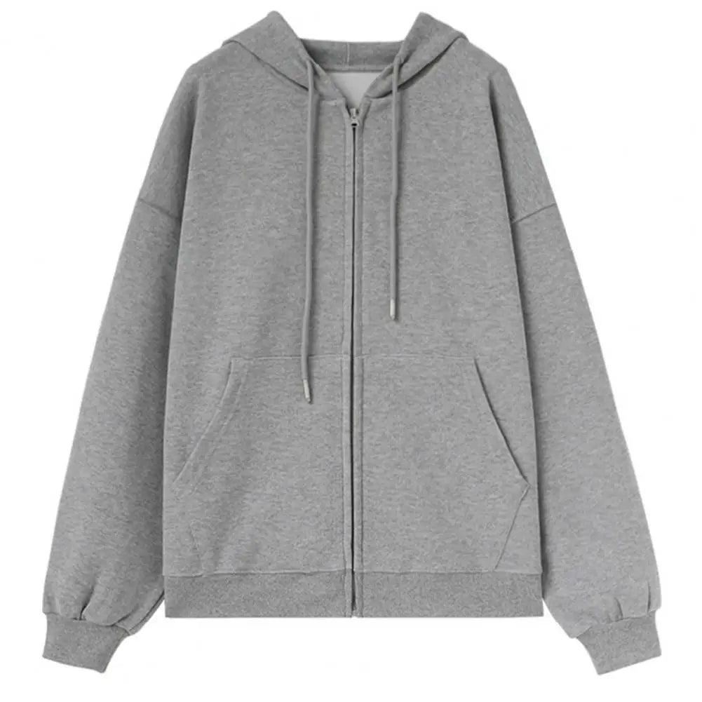 Oversized Hoodie Sweatshirt – Solid & Comfy