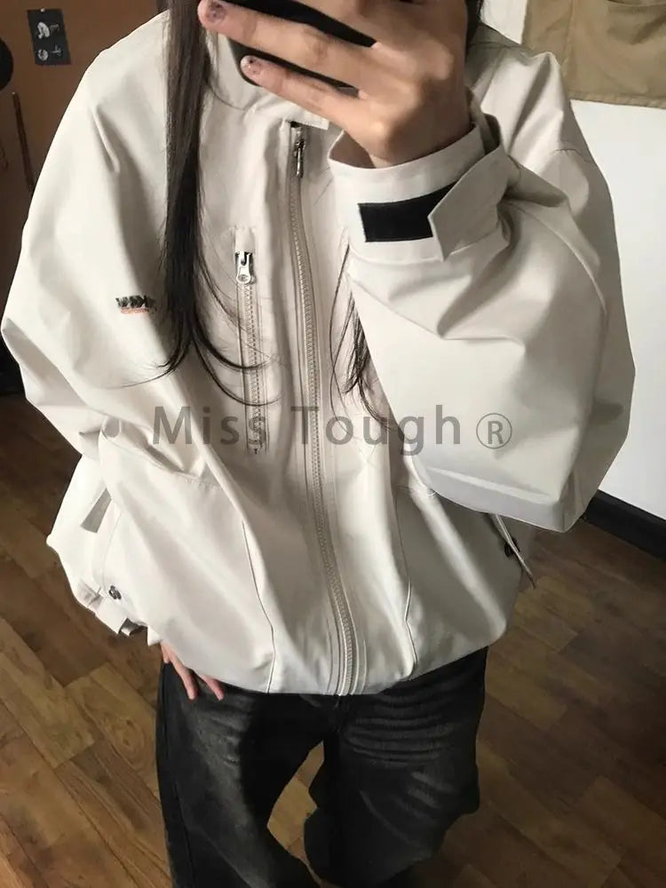 Retro Moto Biker Jacket
