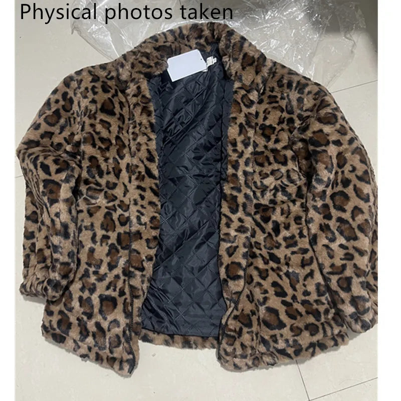 Leopard Faux Fur Jacket – Warm & Bold