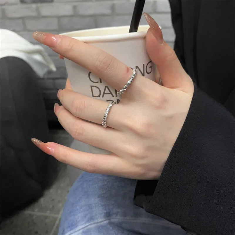 925 Silver Irregular Ring