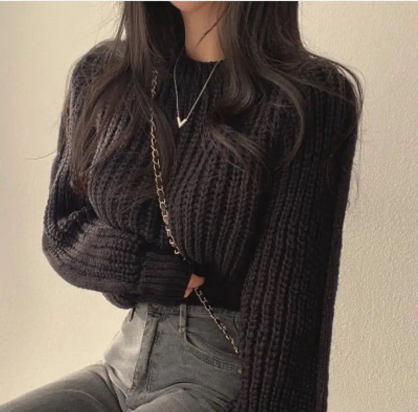 Floral Sweet Knit Pullover — Preppy Pullover