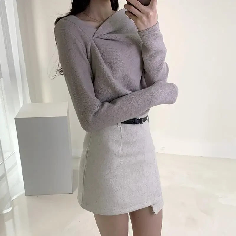 Winter Top Slim Polyester