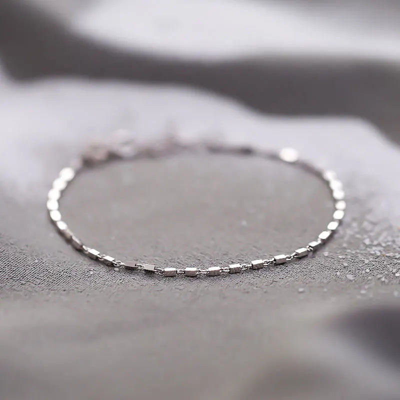 925 Sterling Silver High-Quality Chain Bracelet