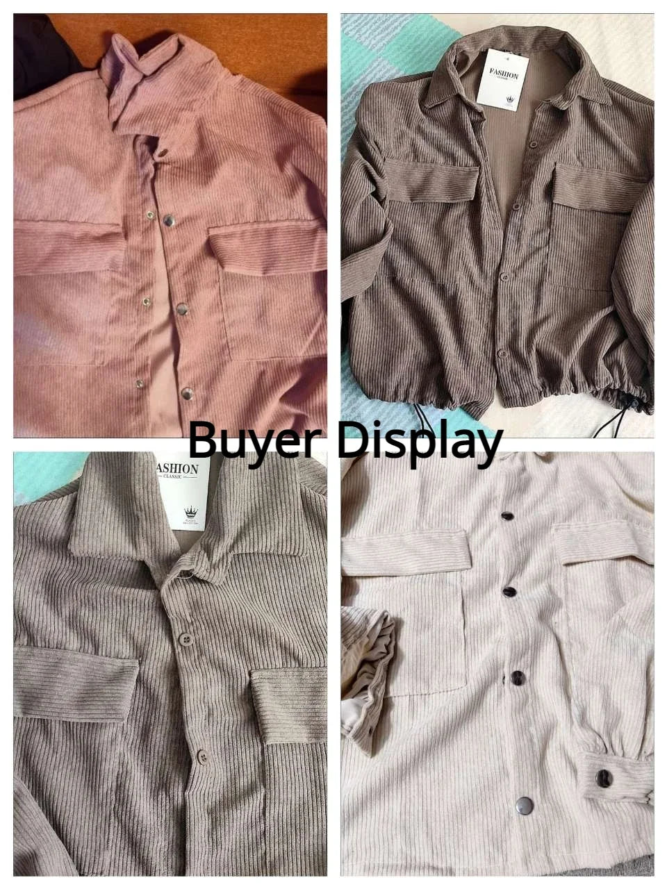 Vintage Corduroy Cropped Jacket