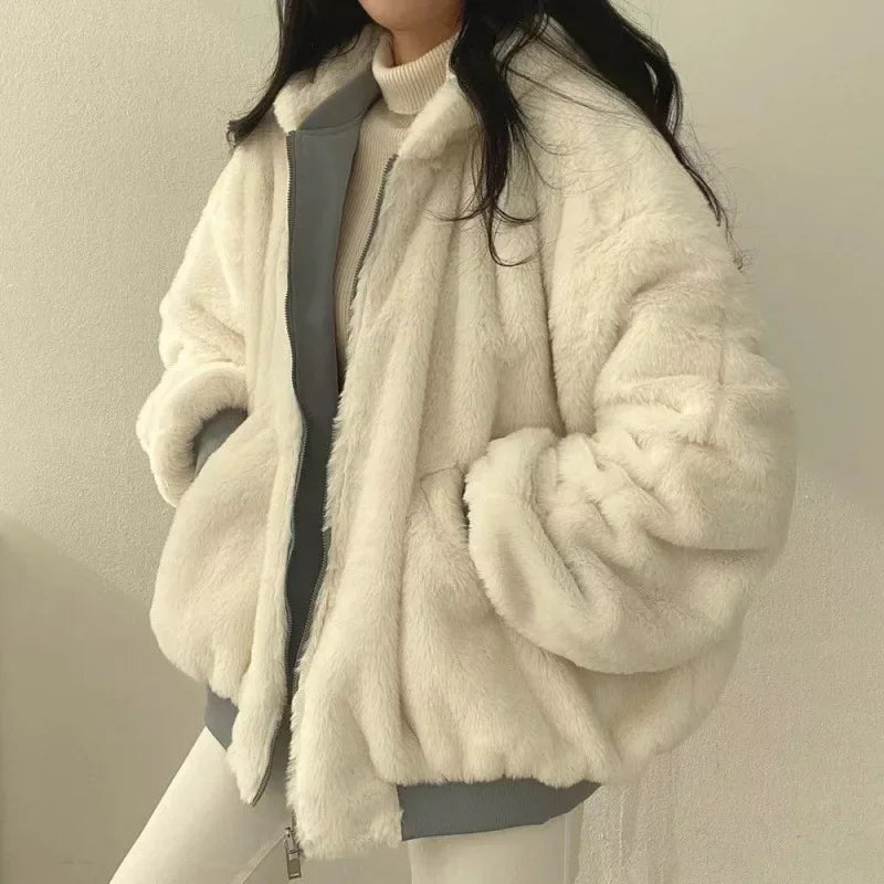 Double Layer Hoodie Jacket – Warm & Simple Daily Outer