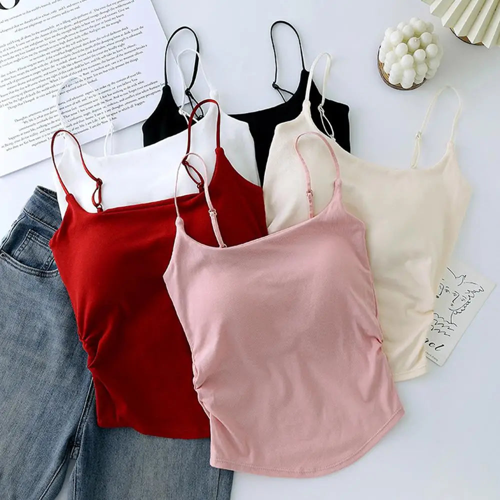 Sling Tank Crop Top – Black & White Essentials