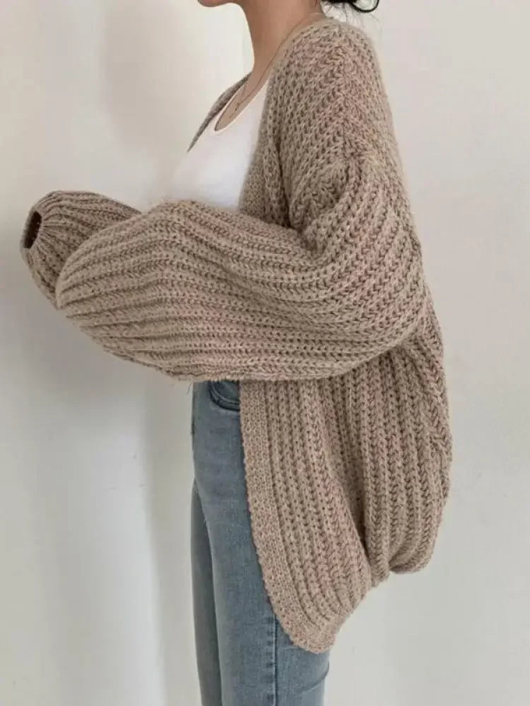 Striped Cardigan Sweater – Casual Coat Knitwear
