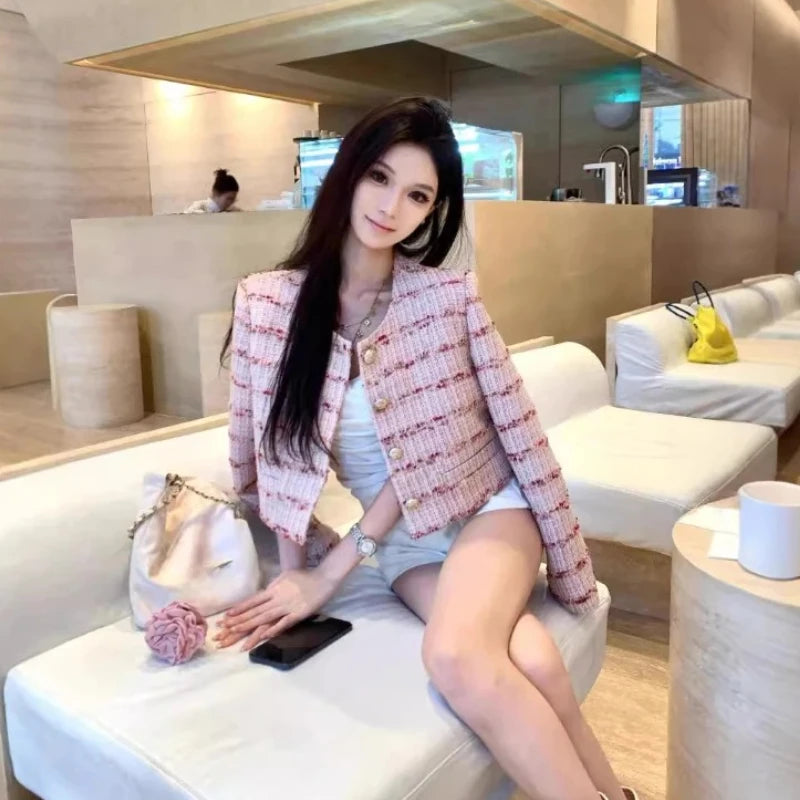 French Style Short Jacket – Elegant & Soft