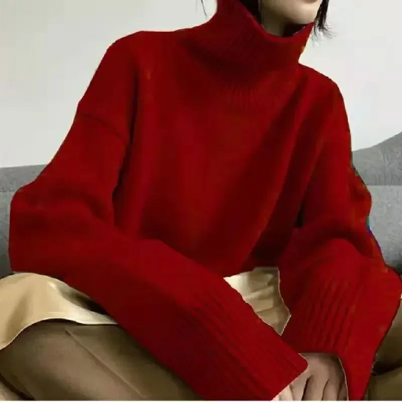 Striped Hole Crop Sweater — Zipper Detail