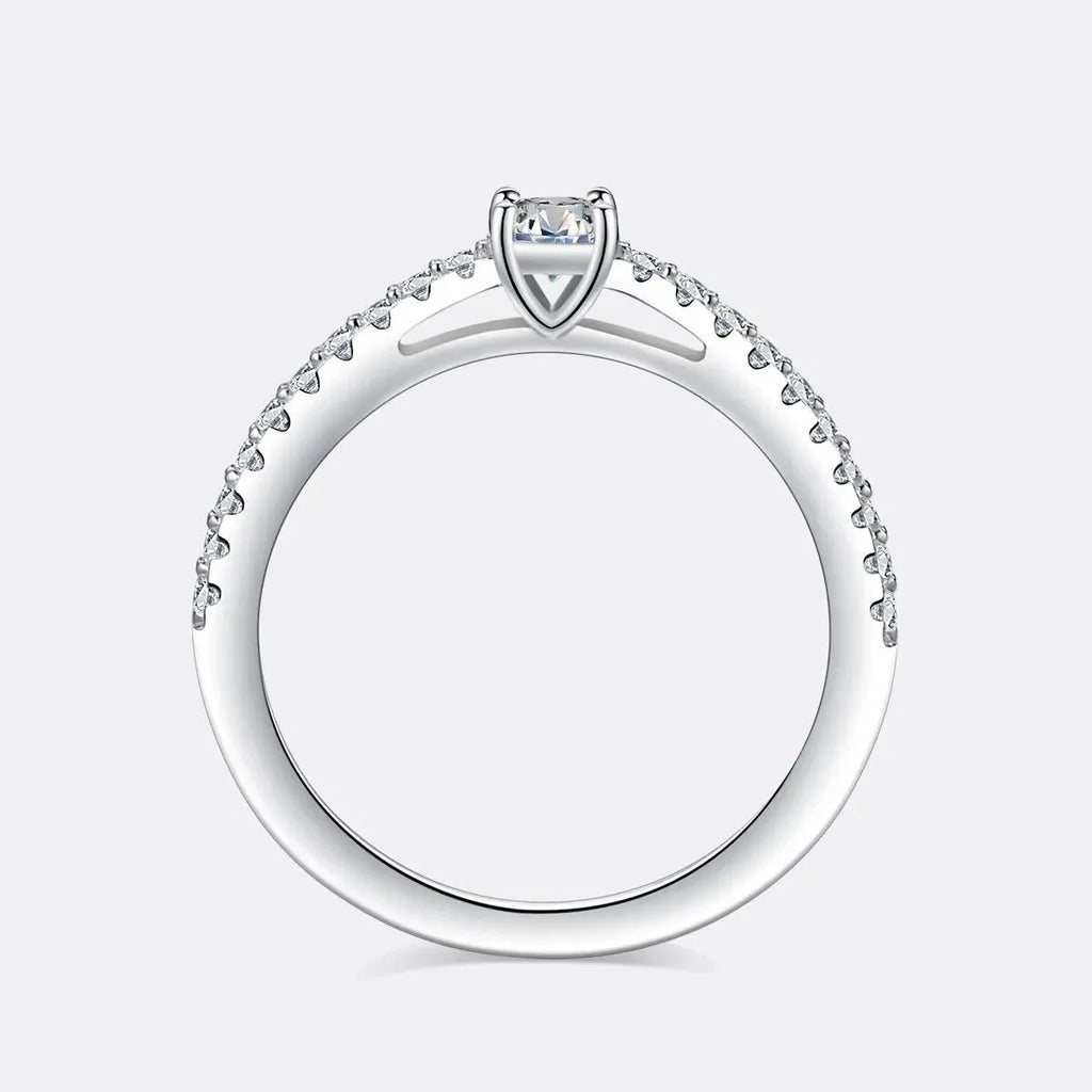 925 Silver Moissanite Ring