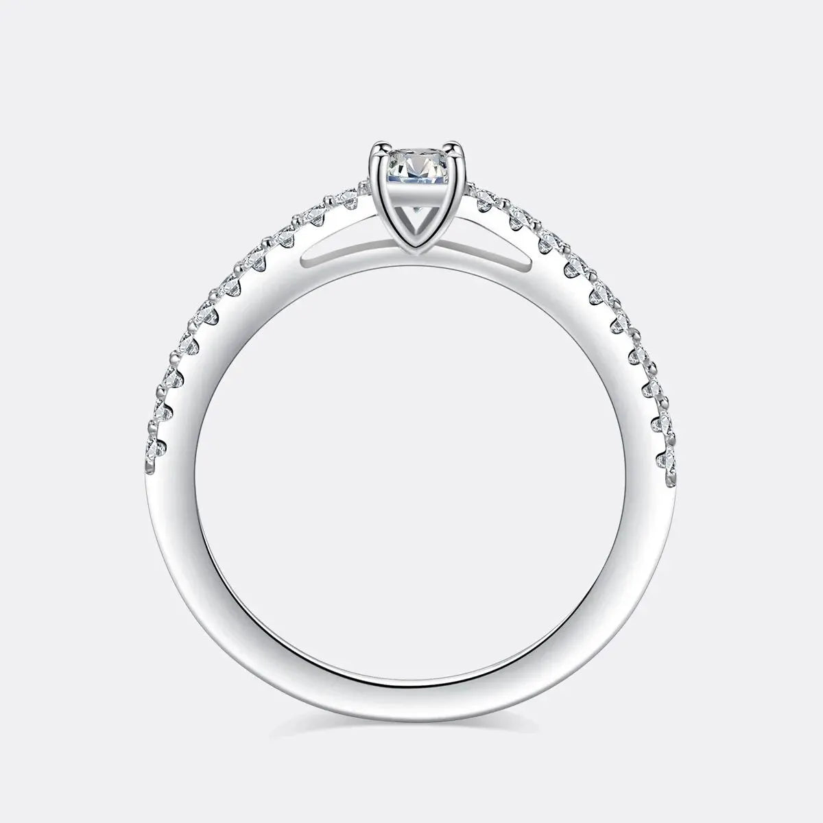 925 Silver Moissanite Ring