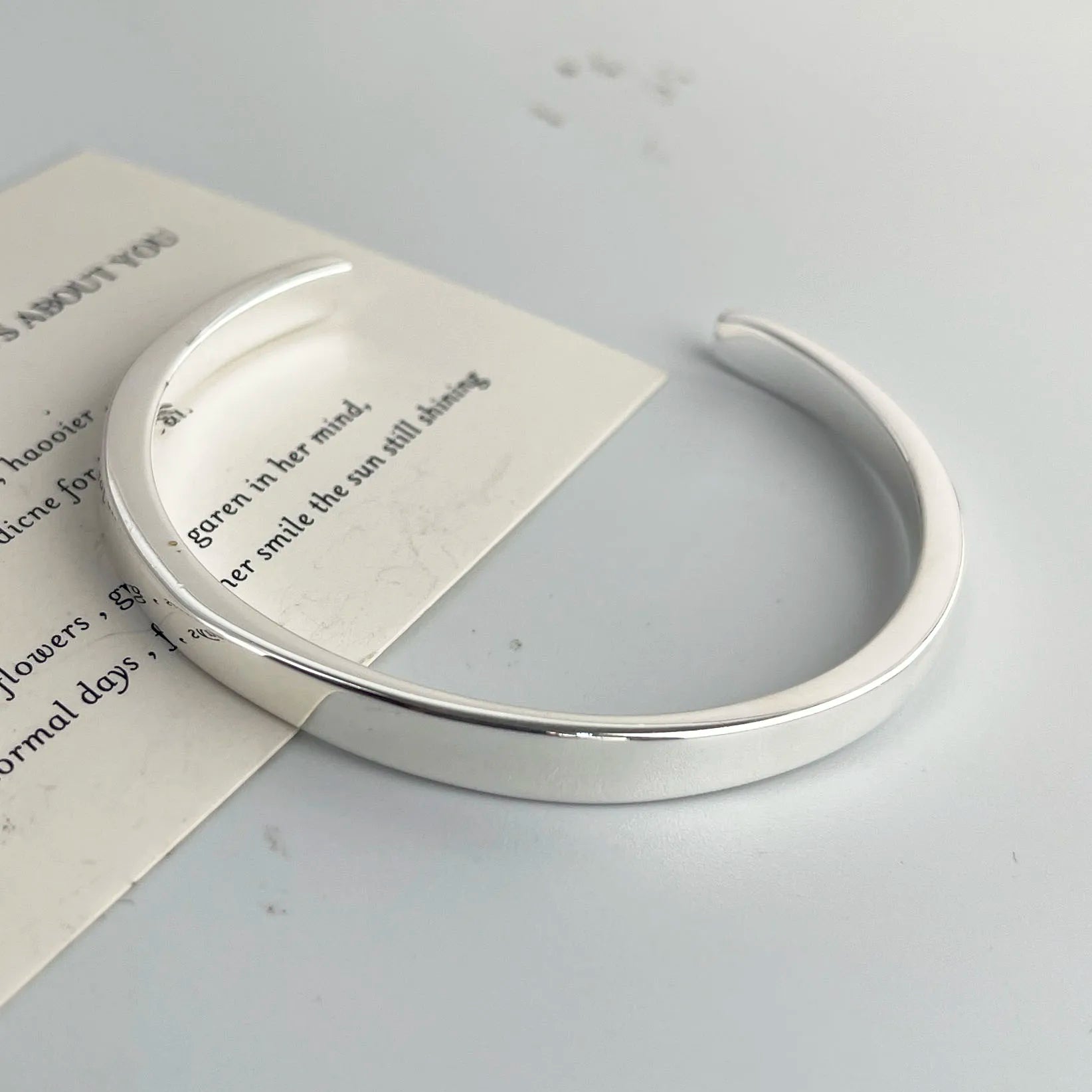 925 Sterling Silver Thin Accessories Bracelet