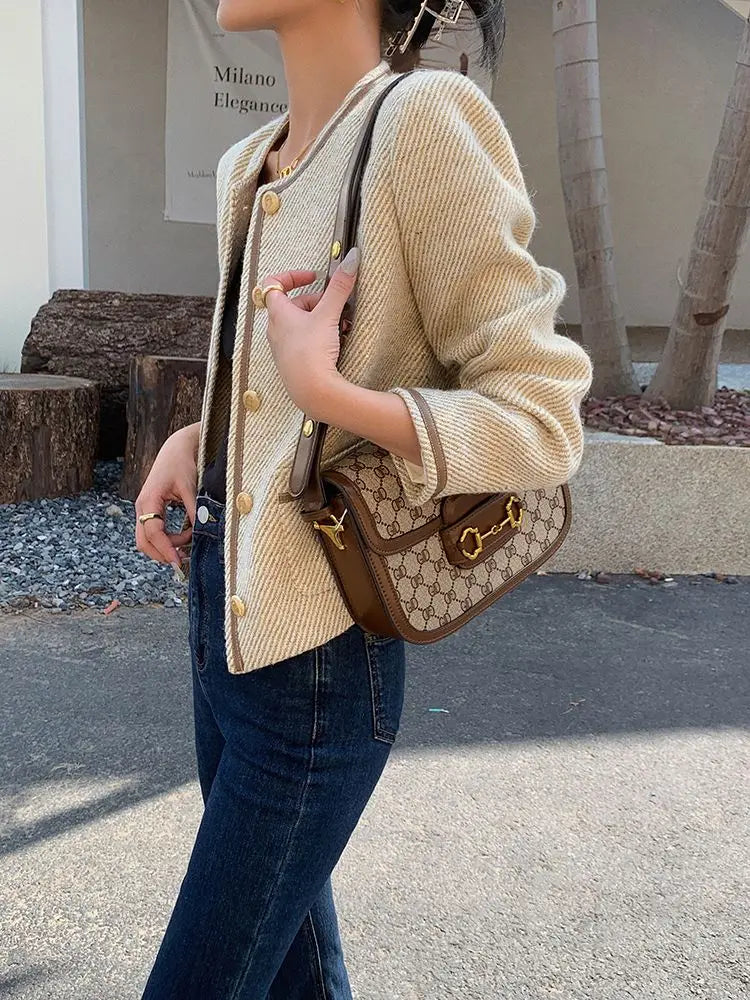 O-Neck Long Jacket – Minimal Autumn Style