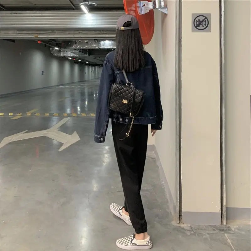 Vintage Denim Jacket – Single-Breasted Retro Streetwear