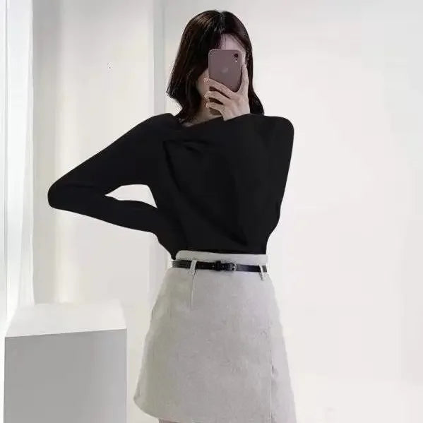 Winter Top Slim Polyester