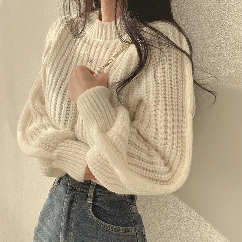Floral Sweet Knit Pullover — Preppy Pullover