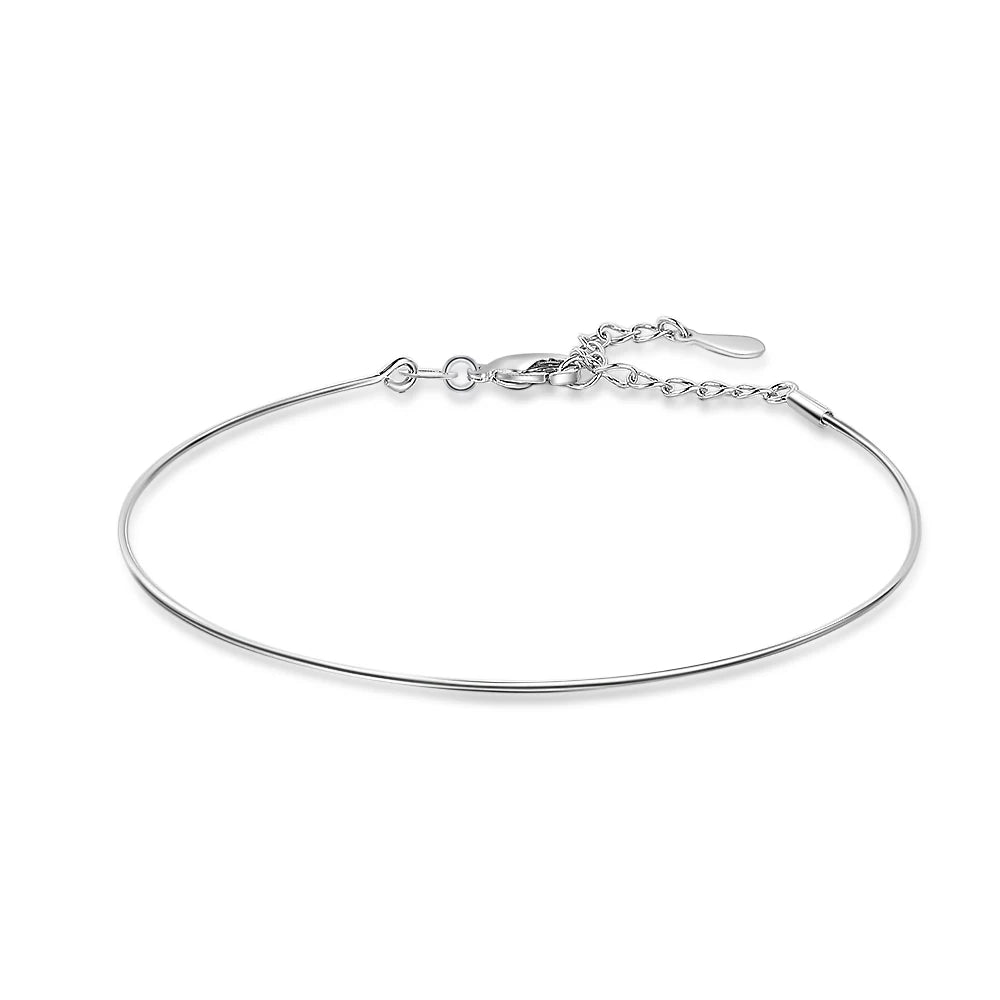 925 Sterling Silver Snake Bone Chain Bracelet