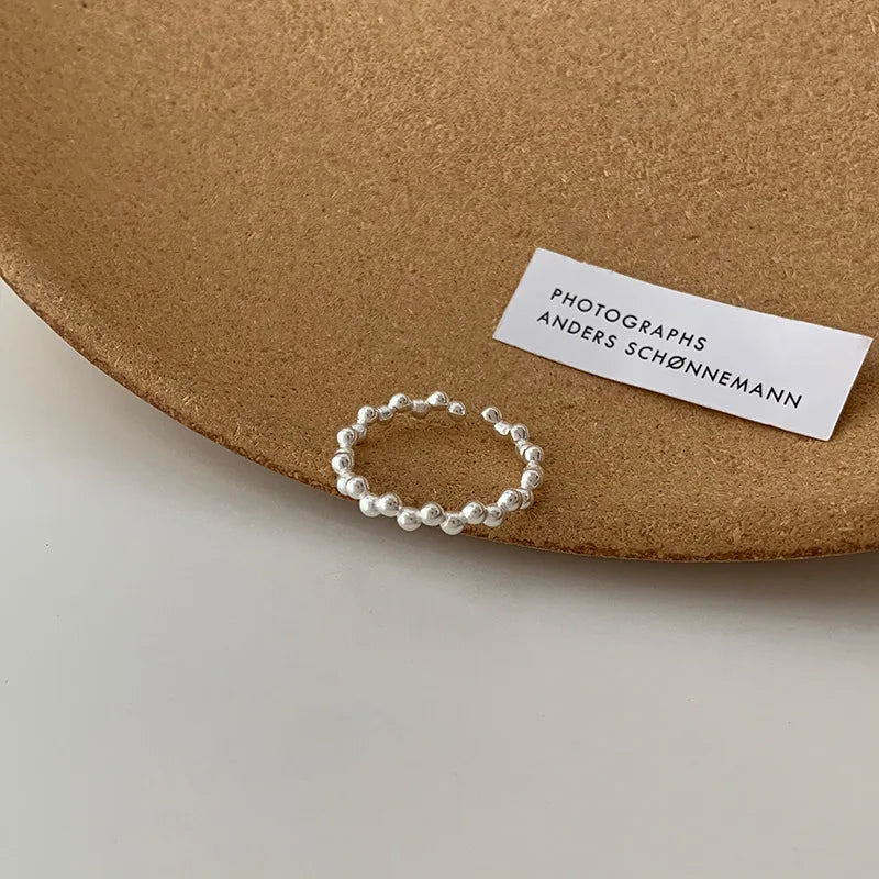 925 Silver Cross Hollow Finger Ring – Creative