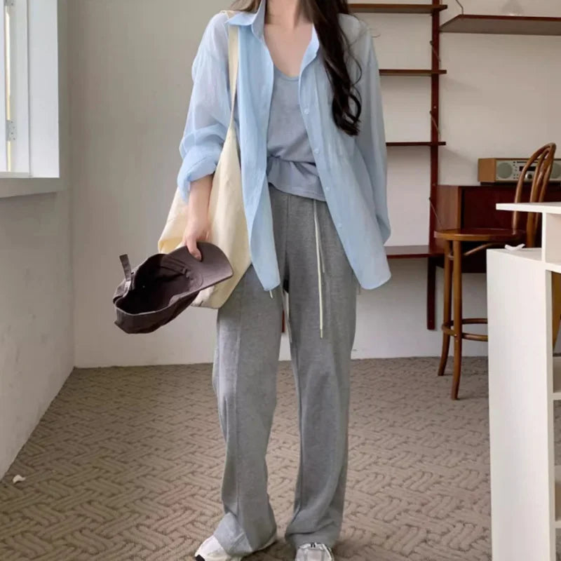 Versatile Summer Sunscreen Shirt – Wrinkle-Resistant Cardigan