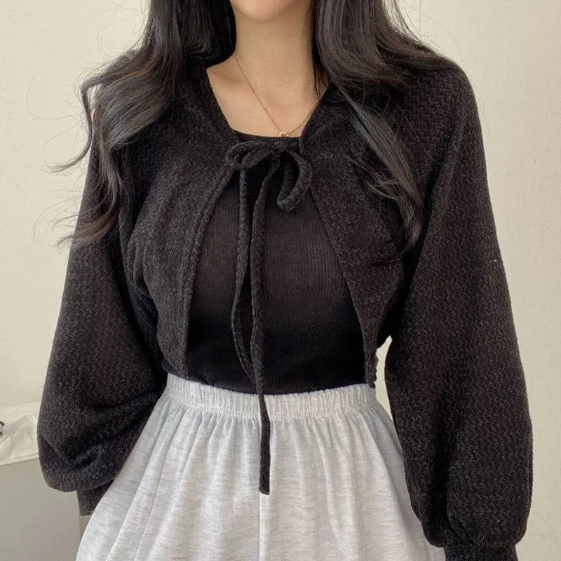 Thin Short Knit Cardigan – Vintage Summer Sun Protection