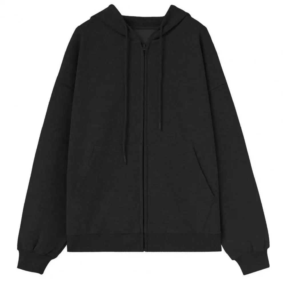 Oversized Hoodie Sweatshirt – Solid & Comfy