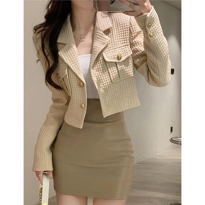 Basic Blazer Jacket – Slim Fit with Office & Casual Versatility