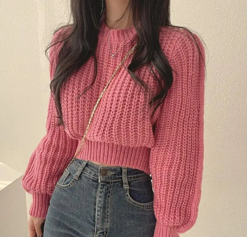 Floral Sweet Knit Pullover — Preppy Pullover