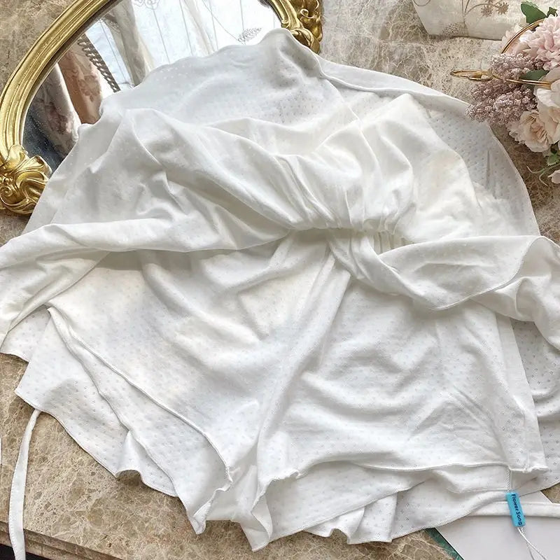 Drawstring Pleated Mini Skirt – Girly All-Match Style