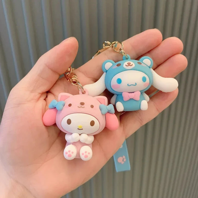 Sanrio Character Keychain – Kuromi, Cinnamoroll, Hello Kitty, My Melody