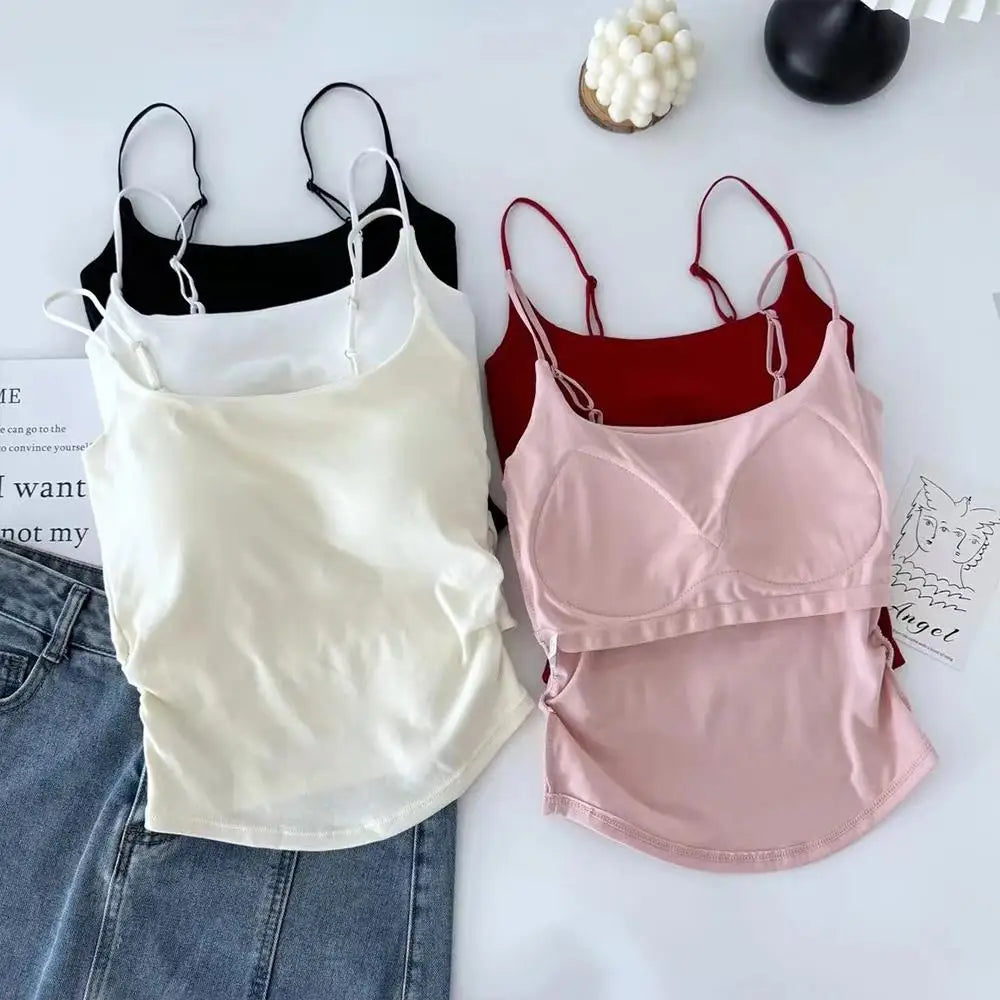 Sling Tank Crop Top – Black & White Essentials