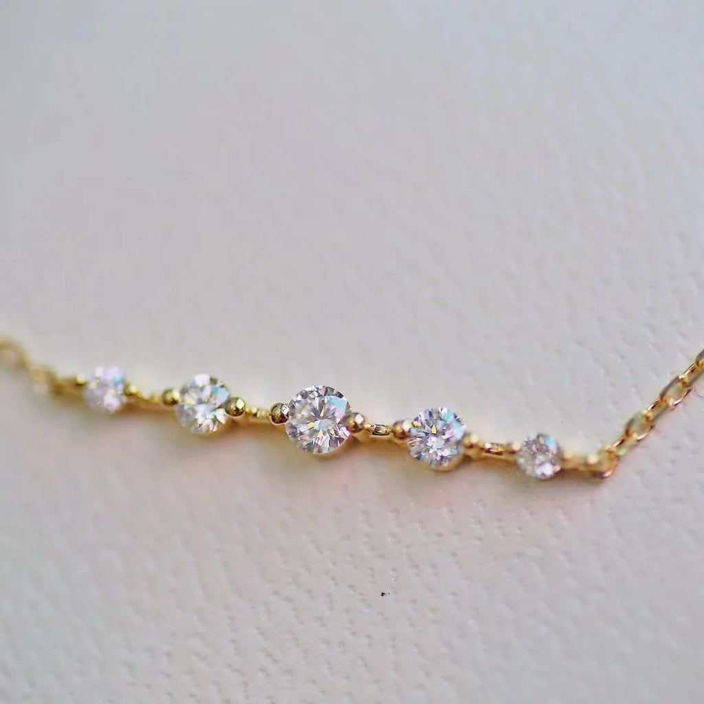 925 Sterling Silver Shiny Zircon Bracelet