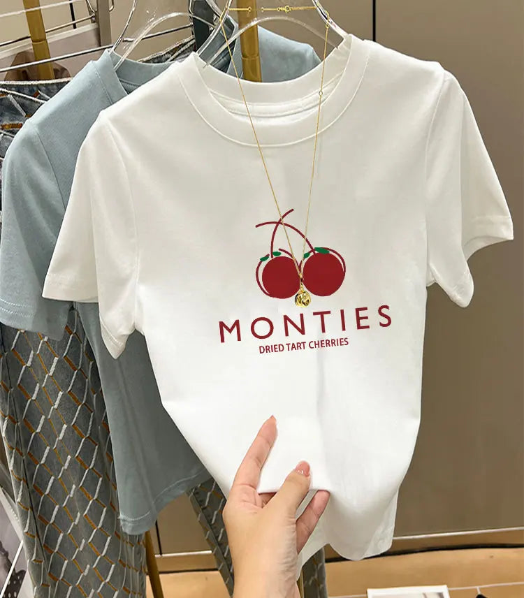 White Cotton Tee – Loose Summer Fit