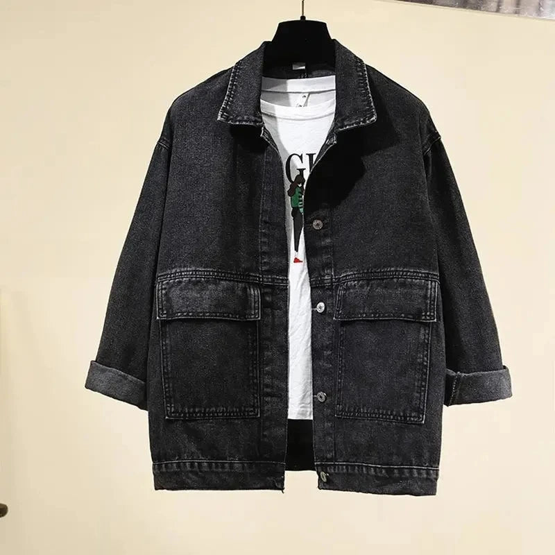 Loose Student Denim Jacket