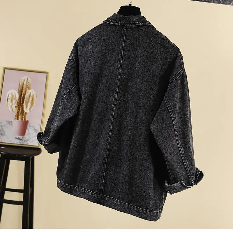 Loose Student Denim Jacket