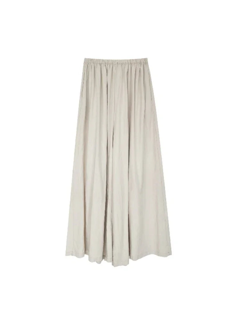Summer Black Loose Casual Pants – High Waist Wide Leg