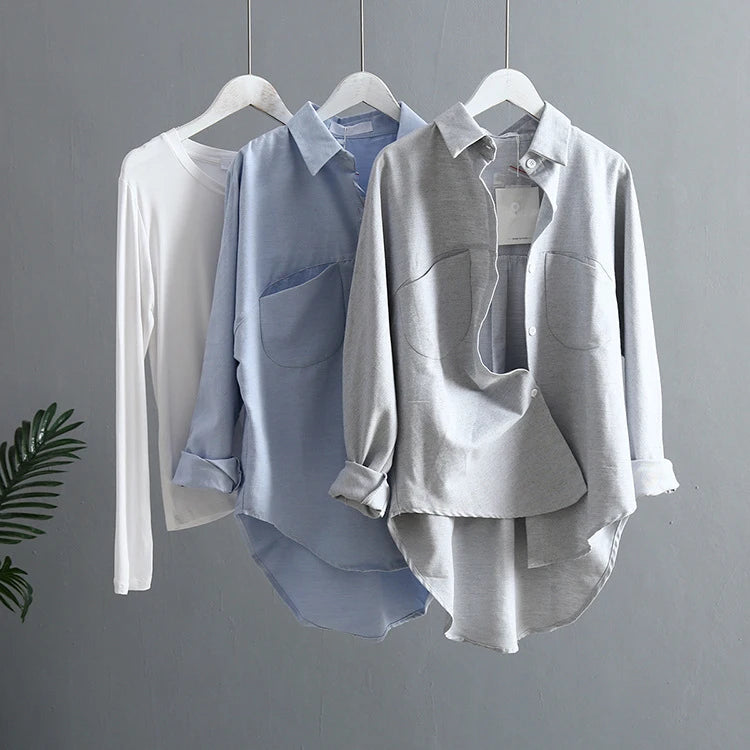 Long Sleeve Blouse – Vintage Style Summer Top