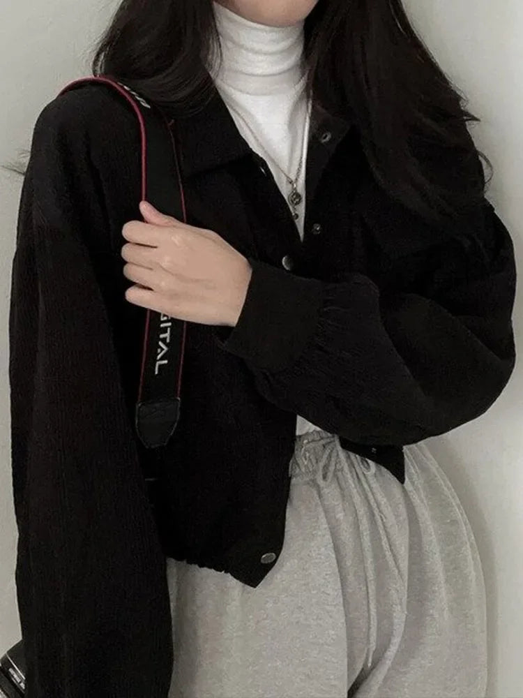 Vintage Corduroy Cropped Jacket