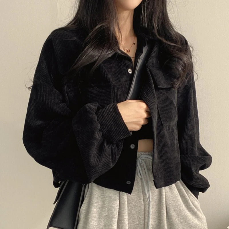 Corduroy Shirt Jacket – Vintage Short Fit